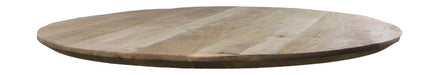 Rond tafelblad Bern - ø140x3,5 - Naturel - Mangohout-Ronde tafelbladen-HSM Collection