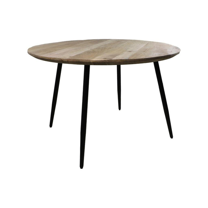 Rond tafelblad Bern - ø140x3,5 - Naturel - Mangohout-Ronde tafelbladen-HSM Collection