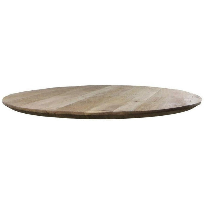 Rond tafelblad Bern - ø140x3,5 - Naturel - Mangohout-Ronde tafelbladen-HSM Collection