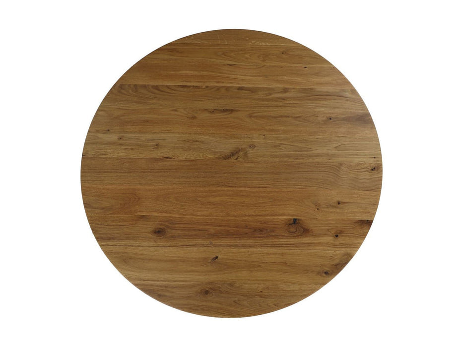 Rond tafelblad - ø120x4 - Naturel - Eiken-Ronde tafelbladen-HSM Collection