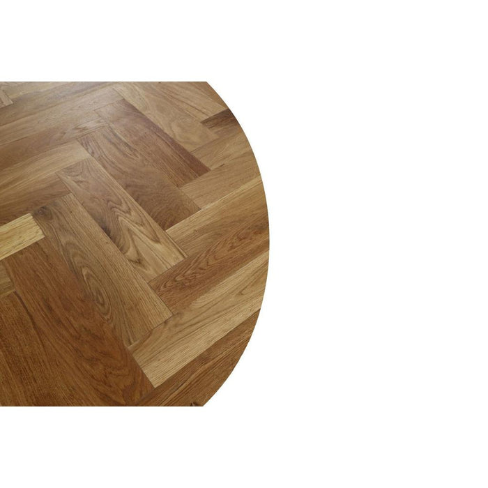 Rond tafelblad visgraat - ø140x4 - Naturel - Eiken-Ronde tafelbladen-HSM Collection