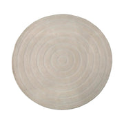 Rond vloerkleed 200x200 Agra Polyester Taupe-Ronde vloerkleden-LABEL51