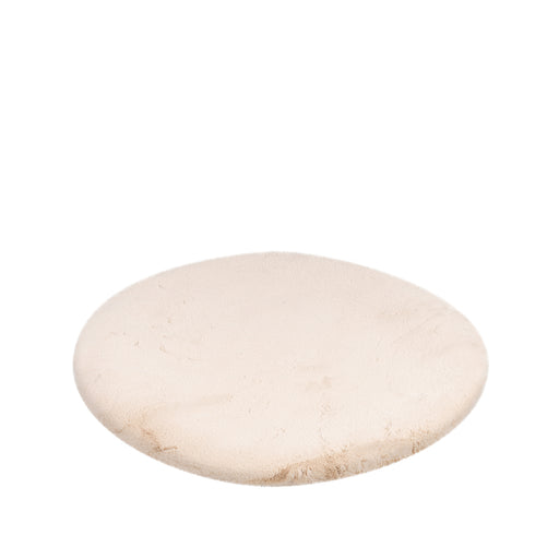 Rond vloerkleed 200x200 Indy Polyester Beige-Ronde vloerkleden-LABEL51