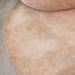 Rond vloerkleed 200x200 Mila Polyester Taupe-Ronde vloerkleden-LABEL51