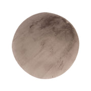 Rond vloerkleed Vloerkleden Indy Taupe Polyester 200x200 cm Rond-Ronde vloerkleden-LABEL51