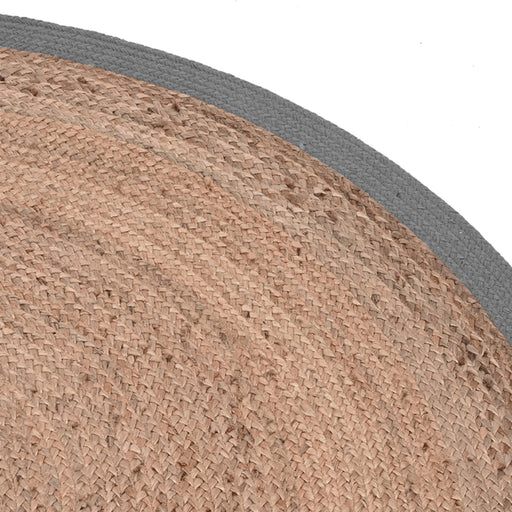 Rond vloerkleed Vloerkleden Jute Naturel Jute 90x90 cm Rond-Ronde vloerkleden-LABEL51