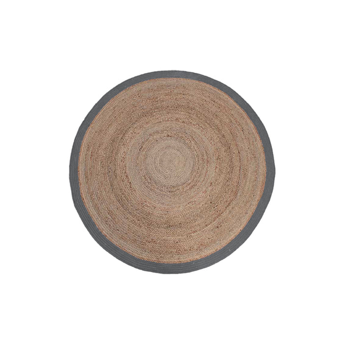 Rond vloerkleed Vloerkleden Jute Naturel Jute 90x90 cm Rond-Ronde vloerkleden-LABEL51