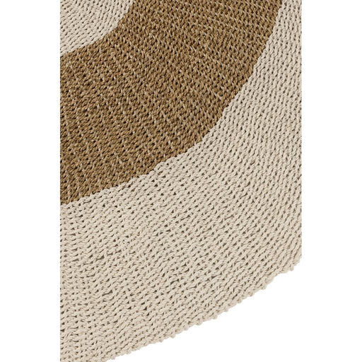 Rond vloerkleed Wit Zeegras Rond 197 cm 197x197x1 cm-Ronde vloerkleden-J-Line
