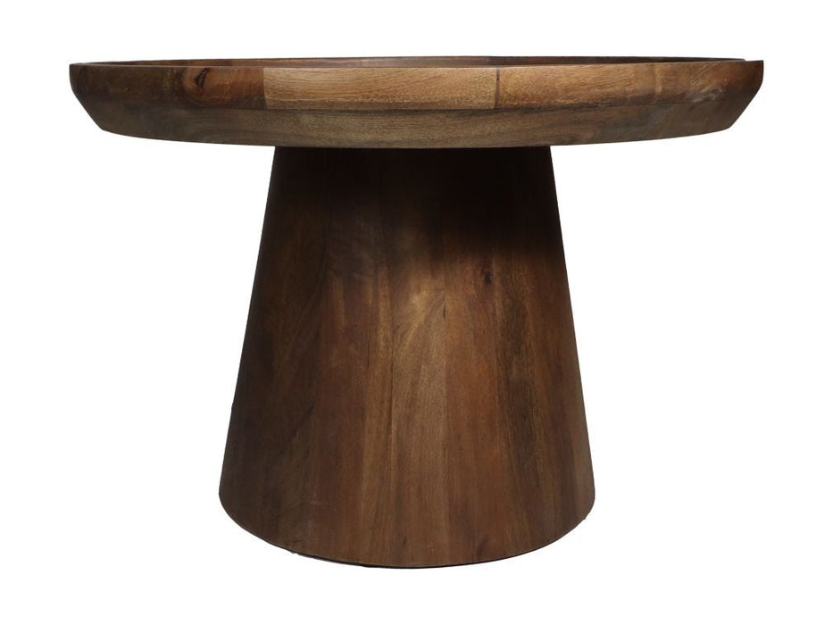 Ronde Bijzettafel Drum-60x60x40-Bruin-Mango-Bijzettafels-HSM Collection