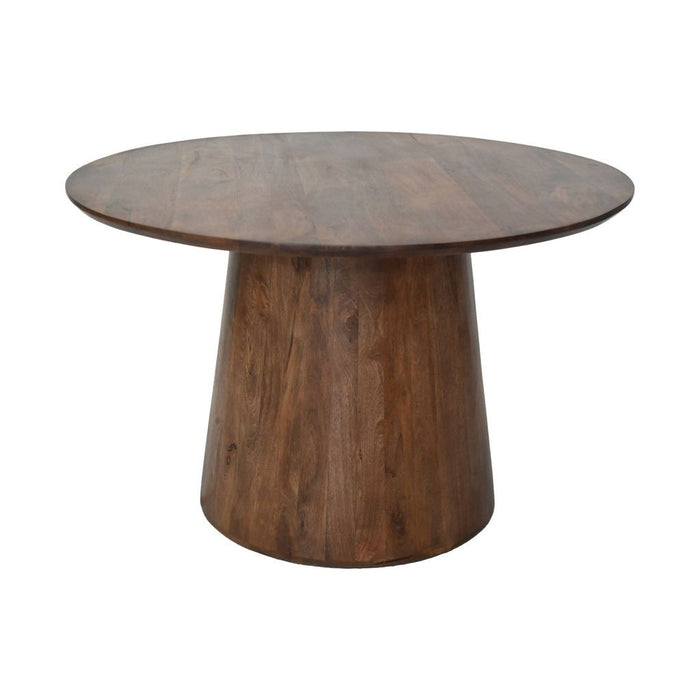 Ronde Eettafel Drum-140X140X77-Bruin-Mango-Eettafels-HSM Collection