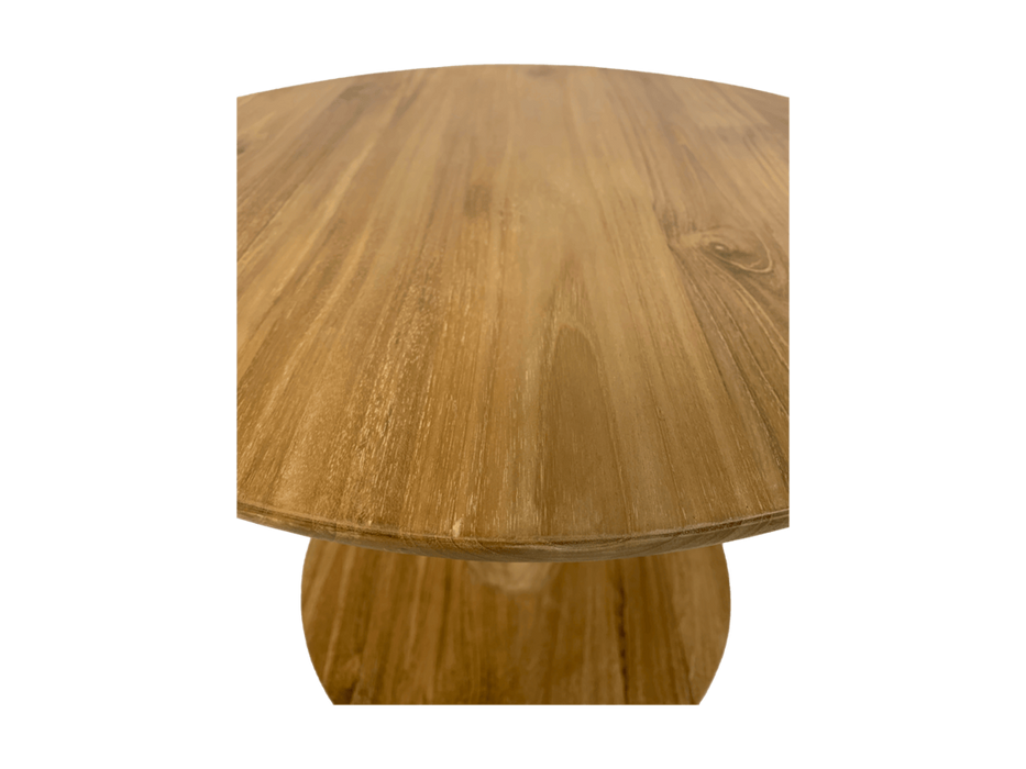 Ronde Salontafel Coffees-50x50x40-Naturel-Teak-Salontafels-HSM Collection