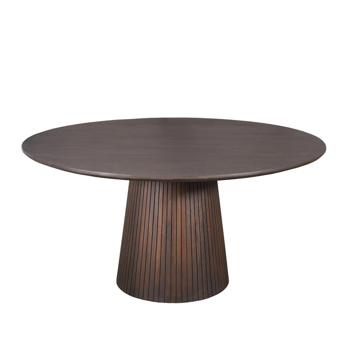 Ronde eettafel Solana Bruin Mangohout 150 cm