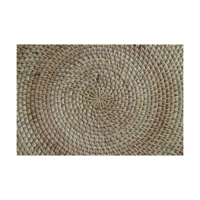 Ronde placemat set - 40x40x2 - Rotan - Naturel - set van 4-Woondecoratie-HSM Collection