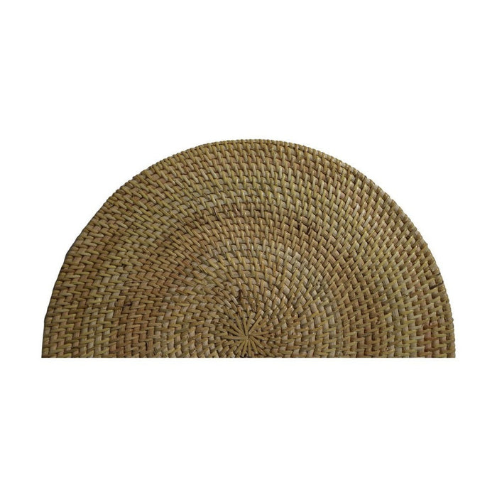 Ronde placemat set - 40x40x2 - Rotan - Naturel - set van 4-Woondecoratie-HSM Collection