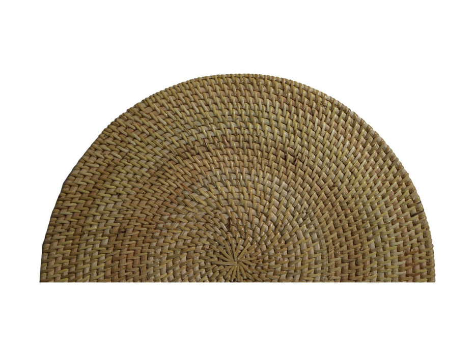 Ronde placemat set - 40x40x2 - Rotan - Naturel - set van 4-Woondecoratie-HSM Collection