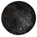 Ronde vloerkleden Flavia Zwart Viscose Handwoven Tapijt Rond-Ronde vloerkleden-PTMD