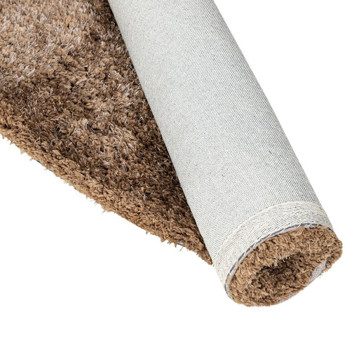 Ronde vloerkleden Jups Bruin Stof Handwoven Tapijt Rond M-Ronde vloerkleden-PTMD