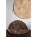 Ronde vloerkleden Jups Bruin Stof Handwoven Tapijt Rond S-Ronde vloerkleden-PTMD