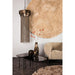 Ronde vloerkleden Jups Bruin Stof Handwoven Tapijt Rond S-Ronde vloerkleden-PTMD