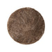 Ronde vloerkleden Jups Bruin Stof Handwoven Tapijt Rond S-Ronde vloerkleden-PTMD