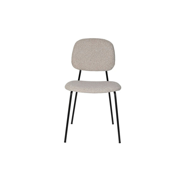 Roos Stoel Licht Beige-Eetkamerstoelen-Creating Home