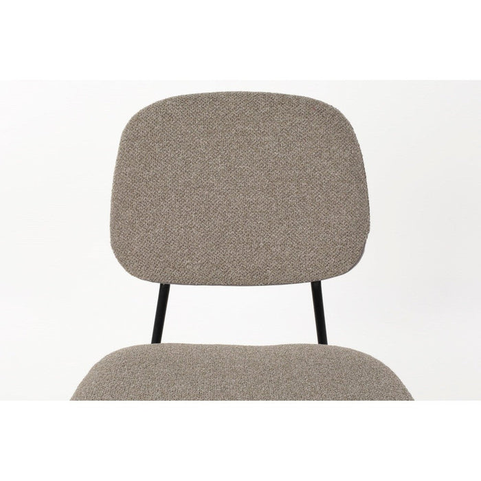 Roos Stoel Warm Beige-Eetkamerstoelen-Creating Home