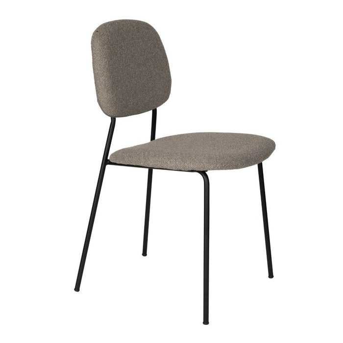 Roos Stoel Warm Beige-Eetkamerstoelen-Creating Home