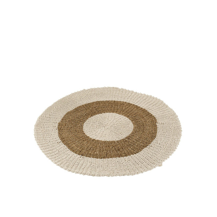 Rug Round Seagrass White/Natural Small-Ronde vloerkleden-J-Line