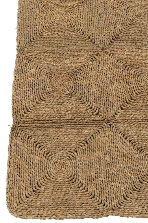 Rug Squares Woven Ropes Plastic Natural-Rechthoekige vloerkleden-J-Line