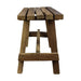 Rustieke kruk - blank - teak-Krukjes-HSM Collection