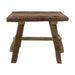 Rustieke kruk - blank - teak-Krukjes-HSM Collection