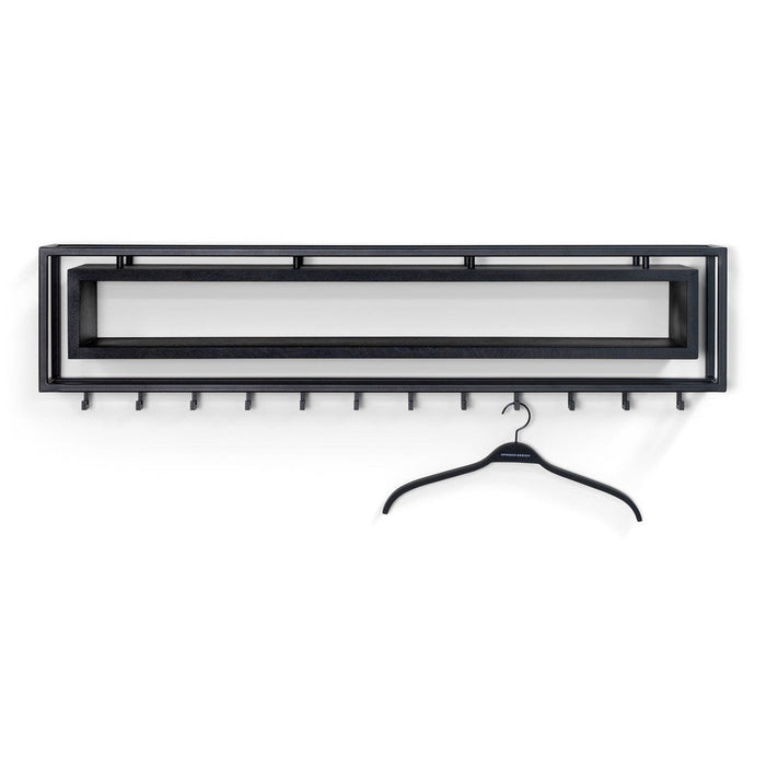 SCHOOL 120 BLACK EDITION Wandkapstok - Zwart Spinder Design-Kapstokken-Spinder