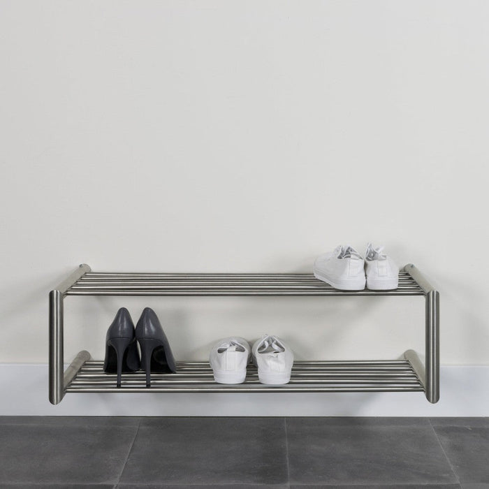 SOENZ Schoenenrek | RVS | 34x80x23 Spinder Design-Schoenenrekken-Spinder