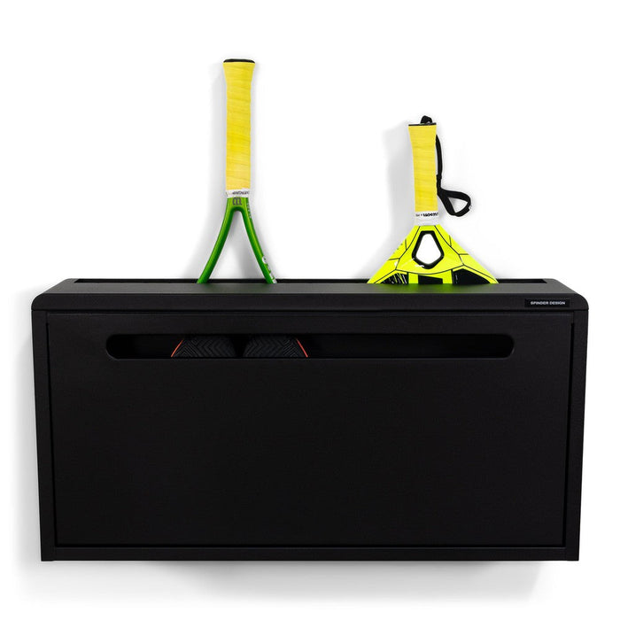 SPORTIVA Schoenenkast | Zwart | Staal | 18x76x38 Spinder Design-Schoenenrekken-Spinder