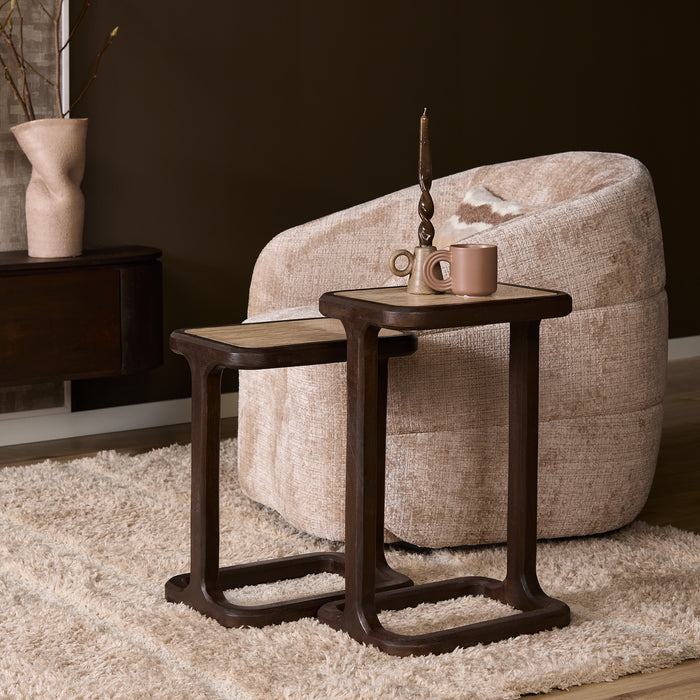 Beistelltisch Arvid Braunes Mangoholz 39 cm