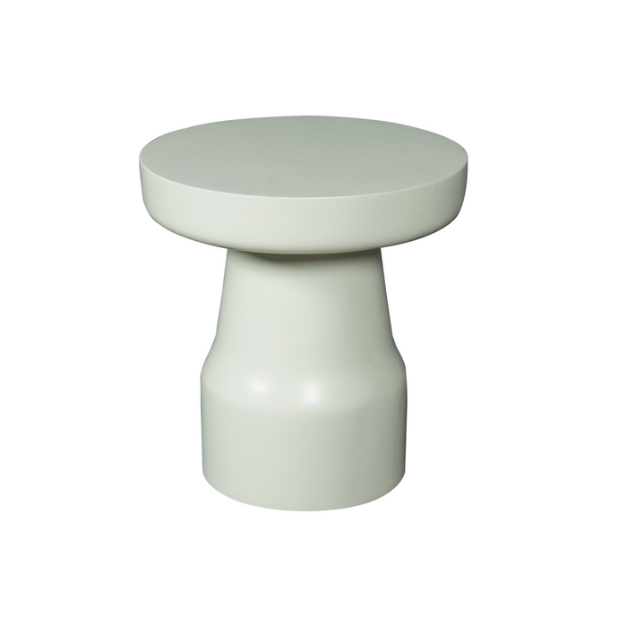 STARFURN Bijzettafel Drum Groen Mangohout 40 cm 40x40x42 cm-Bijzettafels-Starfurn