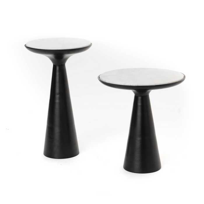 STARFURN Bijzettafel Essy Zwart 45 cm 46x46x50 cm-Bijzettafels-Starfurn