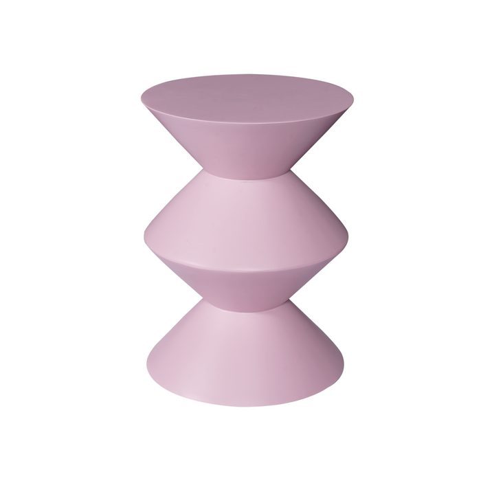 STARFURN Bijzettafel Roze Mangohout 33 cm 33x33x45 cm-Bijzettafels-Starfurn