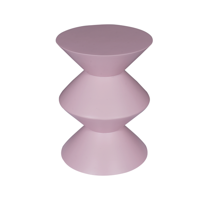 STARFURN Bijzettafel Roze Mangohout 33 cm 33x33x45 cm-Bijzettafels-Starfurn