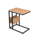 STARFURN Bijzettafel Slider Naturel Metaal 48x32 cm STF STF-3041-Bijzettafels-Starfurn