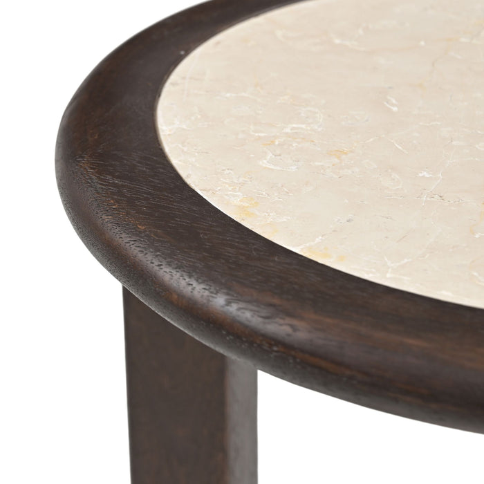 STARFURN Bijzettafel Vinn Bruin Mangohout 40 cm 40x40x55 cm-Bijzettafels-Starfurn
