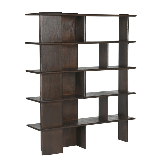 STARFURN Boekenkast Finn Mangohout Bruin 180 cm