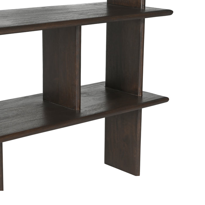 STARFURN Boekenkast Finn Mangohout Bruin 180 cm