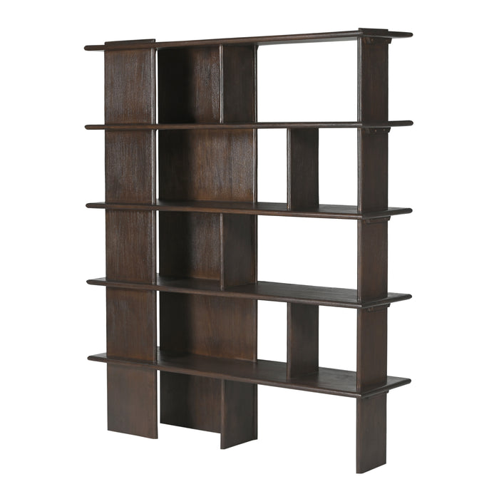 STARFURN Boekenkast Finn Mangohout Bruin 180 cm