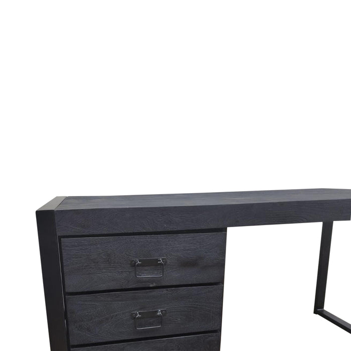 STARFURN Bureau Boaz Zwart 145x58x74 cm-Bureaus-Starfurn