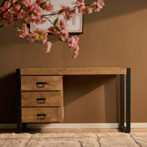 STARFURN Bureau Britt Mangohout Naturel 145cm-Bureaus-Starfurn