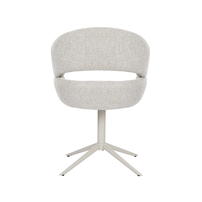 STARFURN Draaibare eetkamerstoel Lily Beige-Eetkamerstoelen-Starfurn