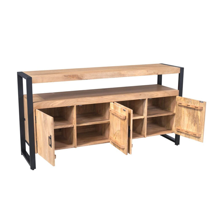 STARFURN Dressoir Britt Mangohout Naturel 175cm-Dressoirs-Starfurn