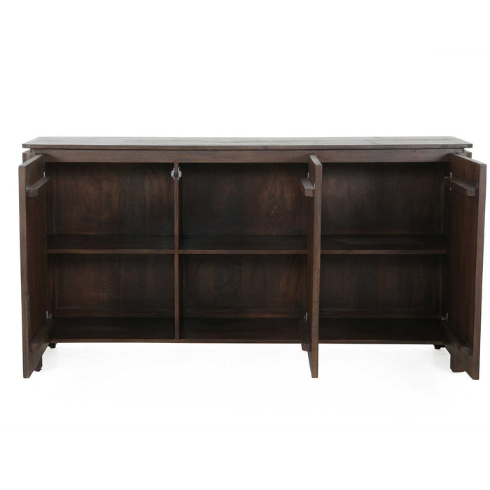 STARFURN Dressoir Dallas Bruin Mangohout 165 cm-Dressoirs-Starfurn