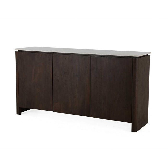 STARFURN Dressoir Dallas Bruin Mangohout 165 cm-Dressoirs-Starfurn